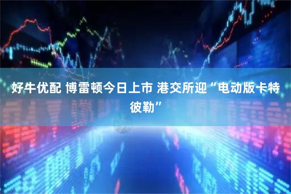 好牛优配 博雷顿今日上市 港交所迎“电动版卡特彼勒”