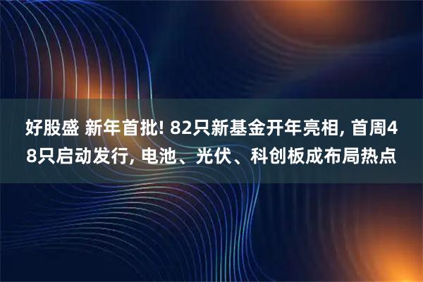 好股盛 新年首批! 82只新基金开年亮相, 首周48只启动发行, 电池、光伏、科创板成布局热点